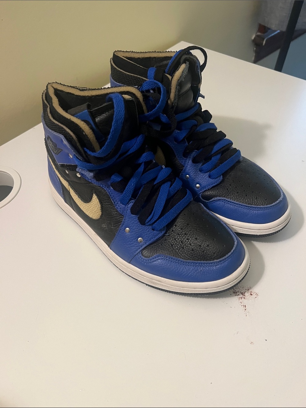 Nike Air Jordan 1 Zoom Comfort SE "Sisterhood" (Black/Blue) – Women's Size 7.5